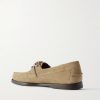 Docksides Portland Leather-Trimmed Suede Boat Shoes - BK