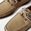 Docksides Portland Leather-Trimmed Suede Boat Shoes - CU