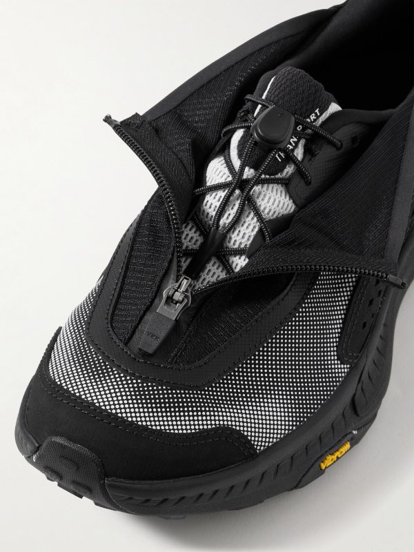 Stealth/Tech Project Transport Suede and Leather-Trimmed Ripstop Sneakers - CU Stealth/Tech Project Transport Suede and Leather-Trimmed Ripstop Sneakers - CU