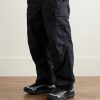 Stealth/Tech Project Transport Suede and Leather-Trimmed Ripstop Sneakers - OU Stealth/Tech Project Transport Suede and Leather-Trimmed Ripstop Sneakers - OU