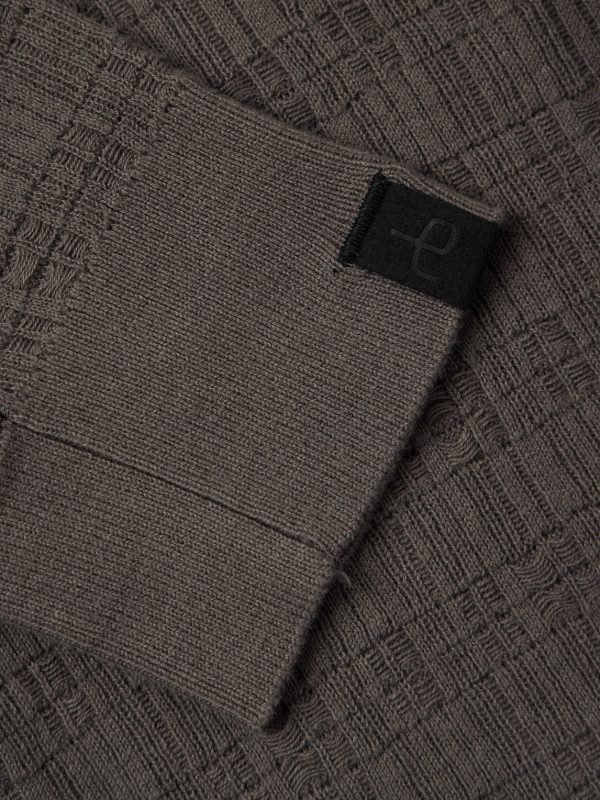 Textured-Knit Cotton Polo Shirt - E1 Textured-Knit Cotton Polo Shirt - E1