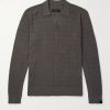 Textured-Knit Cotton Polo Shirt Textured-Knit Cotton Polo Shirt