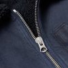 Fleece-Trimmed Denim Bomber Jacket - CU Fleece-Trimmed Denim Bomber Jacket - CU