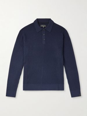 Crawford Wool and Cashmere-Blend Polo Shirt