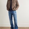 Crawford Wool and Cashmere-Blend Polo Shirt - OU Crawford Wool and Cashmere-Blend Polo Shirt - OU