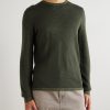Gregory Honeycomb-Knit Merino Wool and Lyocell-Blend Sweater - FR Gregory Honeycomb-Knit Merino Wool and Lyocell-Blend Sweater - FR