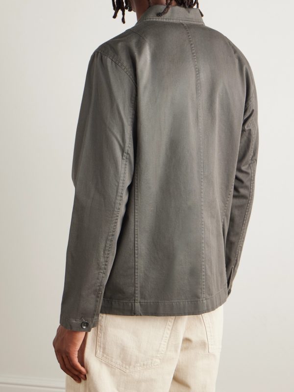 Evan Cotton-Twill Chore Jacket - BK