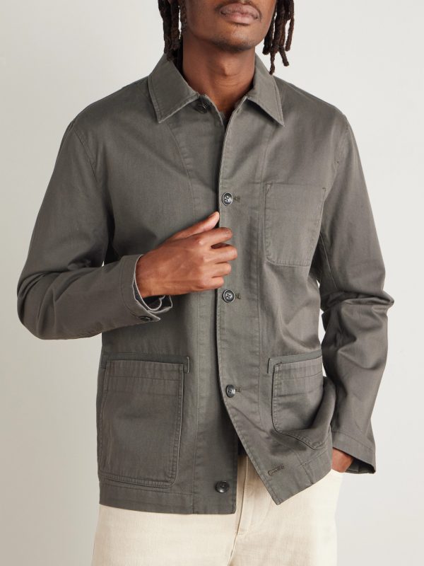 Evan Cotton-Twill Chore Jacket - FR