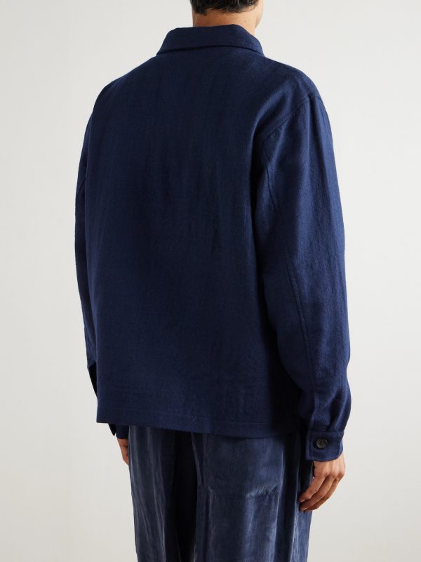 Embroidered Wool Jacket - BK Embroidered Wool Jacket - BK