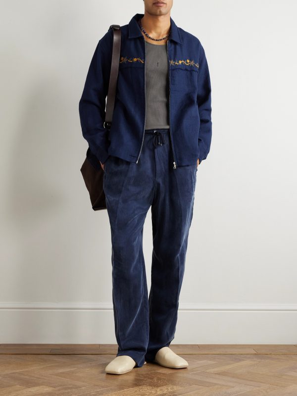 Embroidered Wool Jacket - OU Embroidered Wool Jacket - OU