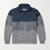 Jacquard-Knit Wool Sweater