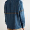 Rabari Embroidered Pinstriped Cotton Shirt - BK Rabari Embroidered Pinstriped Cotton Shirt - BK