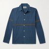 Rabari Embroidered Pinstriped Cotton Shirt Rabari Embroidered Pinstriped Cotton Shirt