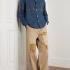 Rabari Embroidered Pinstriped Cotton Shirt - OU Rabari Embroidered Pinstriped Cotton Shirt - OU