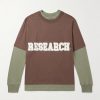 Research Logo-Appliquéd Layered Cotton-Jersey T-Shirt