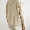 Camp-Collar Embellished Embroidered Cotton Shirt - BK Camp-Collar Embellished Embroidered Cotton Shirt - BK