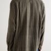 Box Striped Cotton Shirt - BK