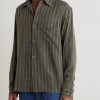 Box Striped Cotton Shirt - FR