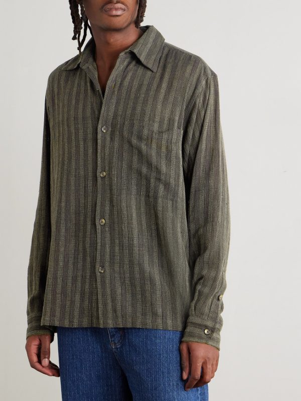 Box Striped Cotton Shirt - FR