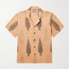 Camp-Collar Printed Silk Shirt Camp-Collar Printed Silk Shirt