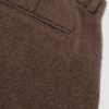 Straight-Leg Pleated Brushed-Wool Trousers - CU Straight-Leg Pleated Brushed-Wool Trousers - CU