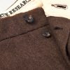 Straight-Leg Pleated Brushed-Wool Trousers - E1 Straight-Leg Pleated Brushed-Wool Trousers - E1
