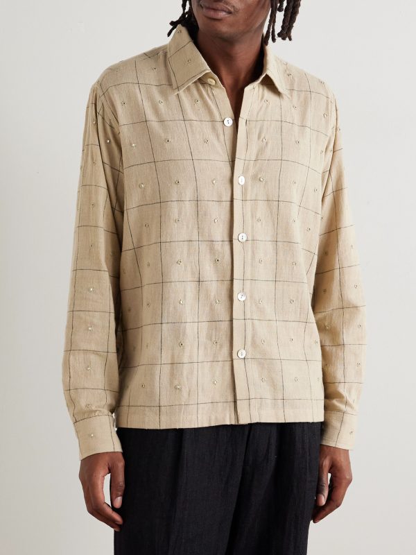 Box Checked Cotton Shirt - FR Box Checked Cotton Shirt - FR