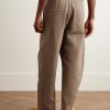 Fauji Belted Embellished Embroidered Cotton-Twill Wide-Leg Trousers - BK Fauji Belted Embellished Embroidered Cotton-Twill Wide-Leg Trousers - BK
