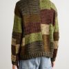 Patchworked Wool Cardigan - BK