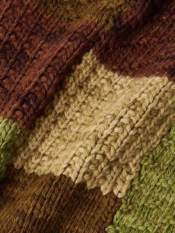 Patchworked Wool Cardigan - E1