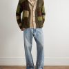 Patchworked Wool Cardigan - OU
