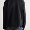 Embroidered Bead-Embellished Suede-Trimmed Denim Jacket - BK Embroidered Bead-Embellished Suede-Trimmed Denim Jacket - BK