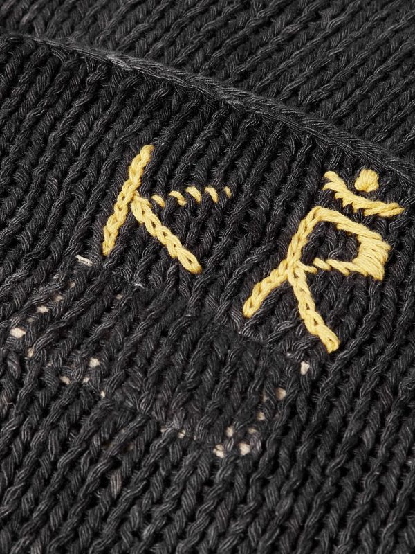 Logo-Embroidered Knitted Silk Sweater - CU Logo-Embroidered Knitted Silk Sweater - CU