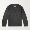 Logo-Embroidered Knitted Silk Sweater Logo-Embroidered Knitted Silk Sweater