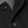 Embroidered Felt-Trimmed Denim Jacket - CU Embroidered Felt-Trimmed Denim Jacket - CU