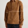 Rabari Embroidered Suede Jacket - FR