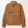 Rabari Embroidered Suede Jacket