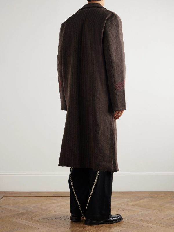 Doshi Embroidered Wool Coat - BK Doshi Embroidered Wool Coat - BK