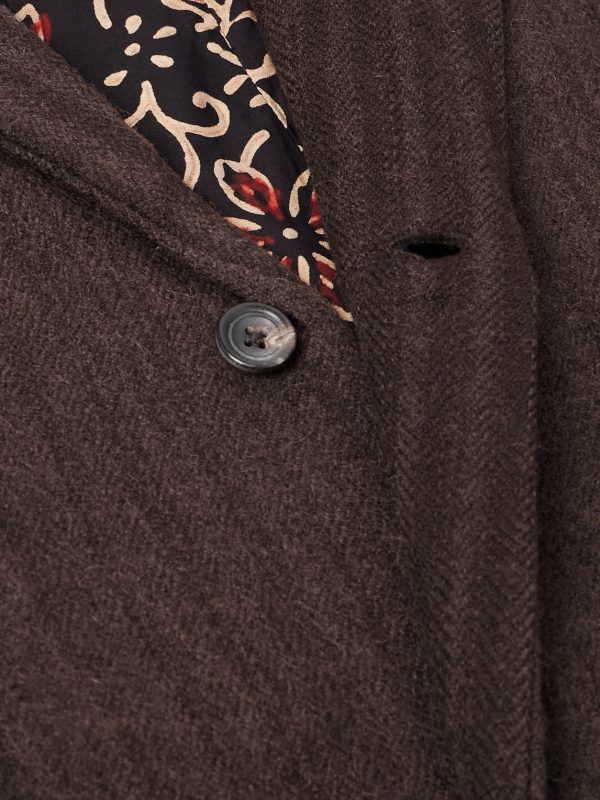 Doshi Embroidered Wool Coat - CU Doshi Embroidered Wool Coat - CU