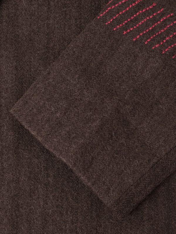Doshi Embroidered Wool Coat - E1 Doshi Embroidered Wool Coat - E1