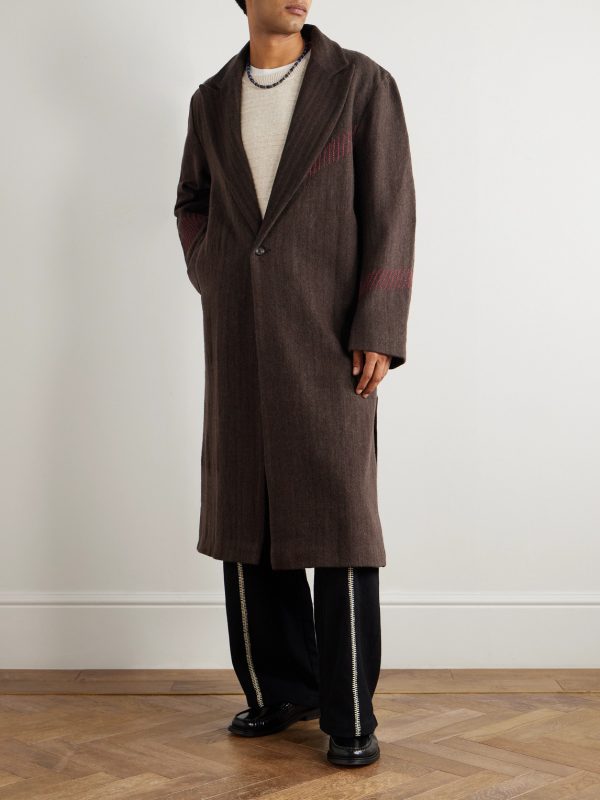 Doshi Embroidered Wool Coat - FR Doshi Embroidered Wool Coat - FR