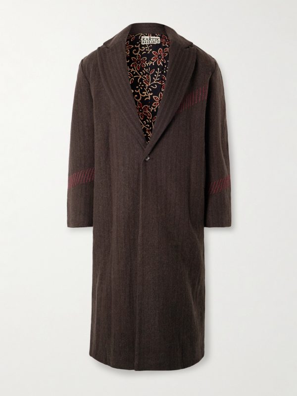 Doshi Embroidered Wool Coat Doshi Embroidered Wool Coat