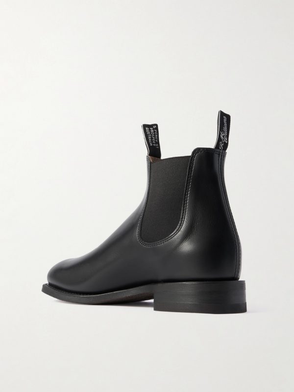 Comfort Turnout Leather Chelsea Boots - BK Comfort Turnout Leather Chelsea Boots - BK