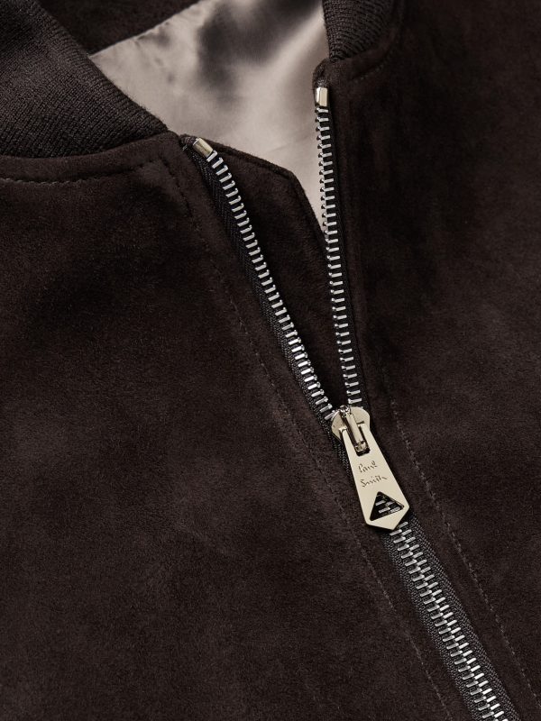 Suede Bomber Jacket - CU Suede Bomber Jacket - CU