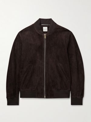 Suede Bomber Jacket Suede Bomber Jacket