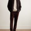 Suede Bomber Jacket - OU Suede Bomber Jacket - OU