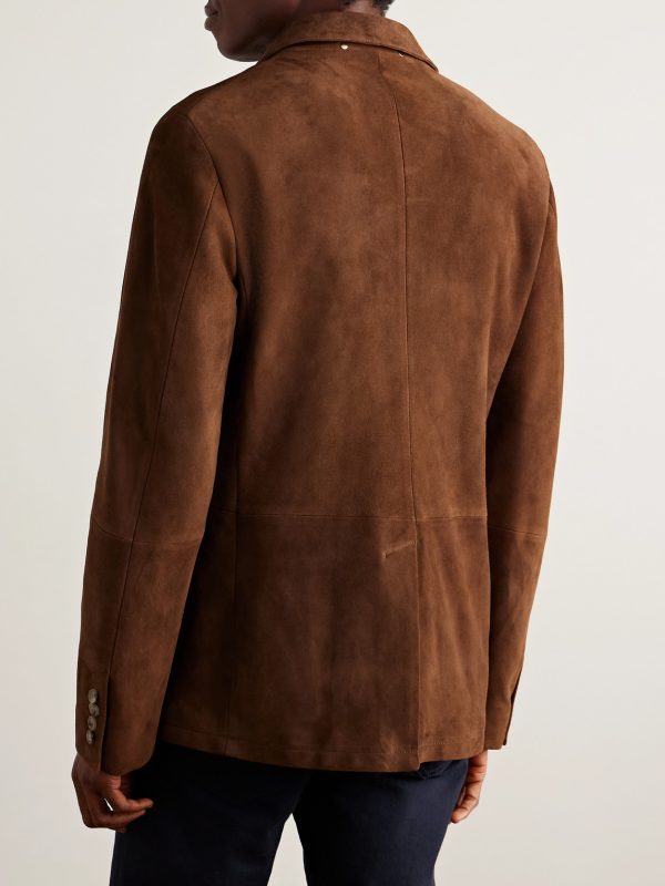 Suede Suit Jacket - BK Suede Suit Jacket - BK