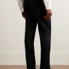 Slim-Fit Wool and Cashmere-Blend Flannel Suit Trousers - BK