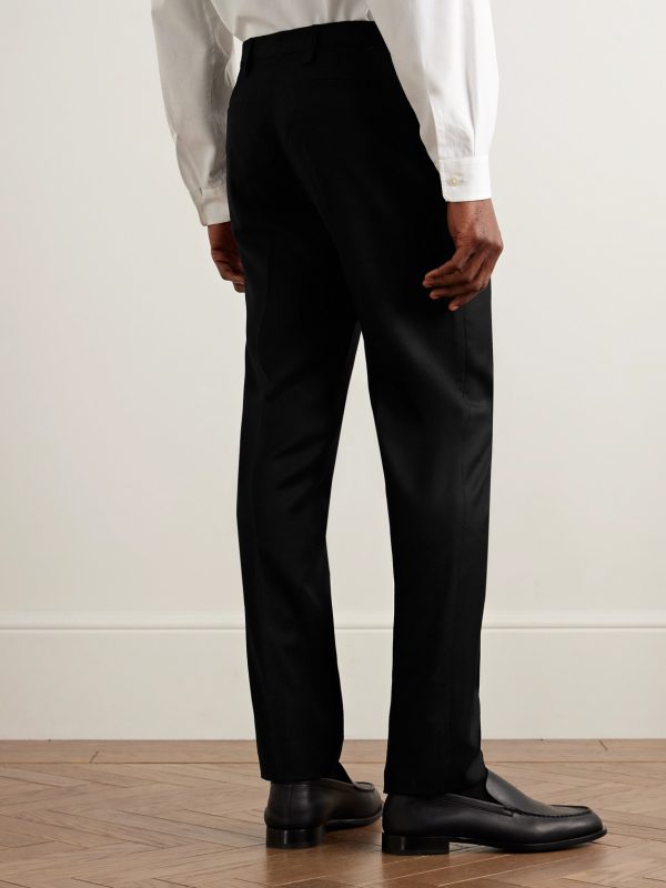 Slim-Fit Wool and Cashmere-Blend Flannel Suit Trousers - BK