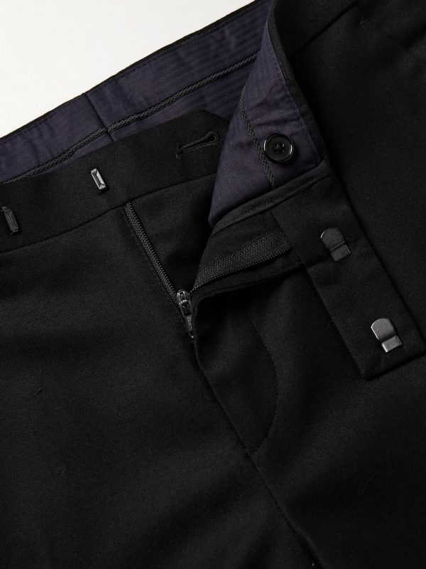 Slim-Fit Wool and Cashmere-Blend Flannel Suit Trousers - E1
